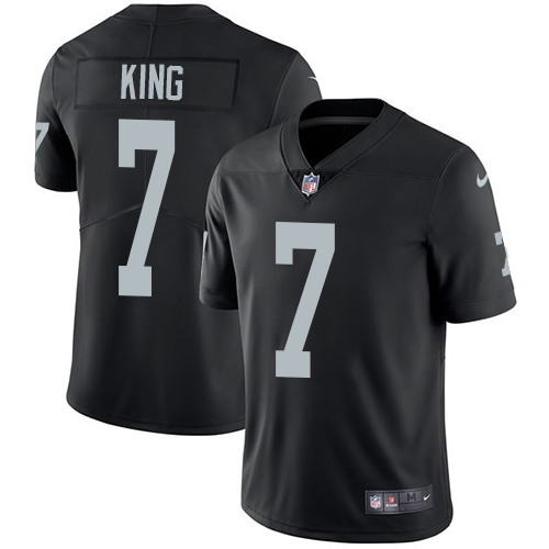 Nike Raiders #7 Marquette King Black Team Color Men's Stitched NFL Vapor Untouchable Limited Jersey